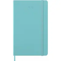Moleskine Classic Hard 12M veckonotering stor akvamarin 2026
