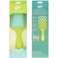 The Wet Brush Paddle Detangler Feel Good kartáč na vlasy Ombre - Green/Blue