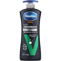 Vaseline , Män, Snabb Absorberande Kropp & Ansikts Lotion, 20,3 fl oz (600 ml)
