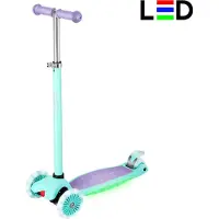 Nils Fun sparkcykel för barn med LED-ljus HLB1310 lila