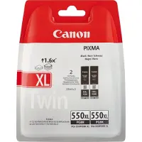 Canon PGI-550PGBK XL bläckpatron 2-pack (original)