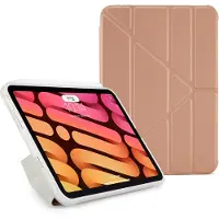 Pipetto Original Origami No1 - Vikbart fodral för surfplatta - termoplastisk polyuretan (TPU) - guldrosa - för Apple iPad mini (6:e generation)