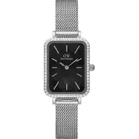 Daniel Wellington Quadro Lumine Bezel Sterling Black MOP 20mm