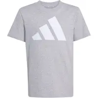Adidas Funktionstopp 'Essential' gråmelerad / vit