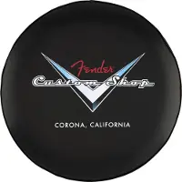 Fender Custom Shop Chevron Logo Barstool Black/Chrome 30"