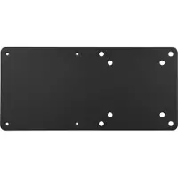 Deltaco Office ARM-0541 - Monteringskomponent (VSA-adapter) - för mini-PC - stål - mattsvart - bakom platt panel