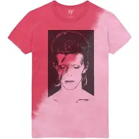 Ginza.se David Bowie: Unisex T-Shirt/Aladdin Sane (Red) (Wash Collection) (XX-Large)