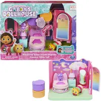Gabby's Dollhouse Set - 8 Delar - Kudde CAT Sweet Dream Sovrum - - One Size - Dockhus