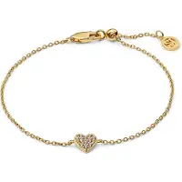 Sif Jakobs Essenza Cuore guldpläterad silverarmband SJ-B2705-CZ-YG
