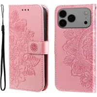 Mtp Products iPhone 17 Pro Max Mandala Series Plånboksfodral - Rosa