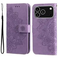 Mtp Products iPhone 17 Pro Mandala Series Plånboksfodral - Lila