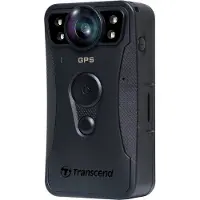 Transcend TS128GDPB40A Body Camera Stänkvattenskydd, GPS, Internminne
