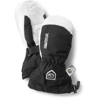 Hestra Army Leather Heli Ski Mittens Kids Black