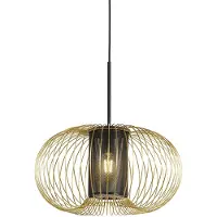QAZQA Design Hänglampa Guld med Svart 50 cm - Marnie