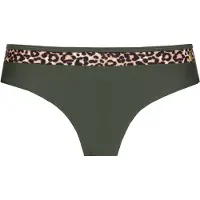 LASCANA Bikiniunderdel brun / khaki / svart