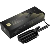 GHD triple barrel waver long-lasting loose beach waves -black Locktång 1 st
