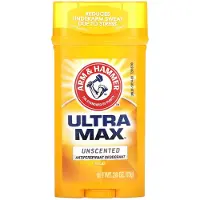 Arm & Hammer UltraMax, Solid Antiperspirant Deodorant, Unscented, 2,6 oz (73 g)