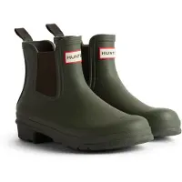 Hunter Boots Gummistövlar - Original Chelsea - Dark Olive - - 38 - Gummistövlar