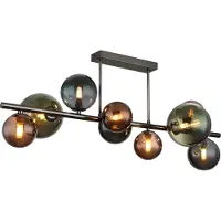Globo Taklampa Riha, Aluminium / grå / zink, Vardagsrum / matsal, Glas, Taklampa