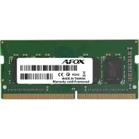 AFOX AFSD38BK1L, 8 GB, 1 x 8 GB, DDR3L, 1600 MHz, 204-pin SO-DIMM