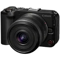 Canon EOS R50 V - Digitalkamera - spegellöst - 24.2 MP - APS-C - 4 K / 30 fps RF-S 14-30mm F4-6.3 IS STM PZ-objektiv - Wi-Fi, Bluetooth - svart