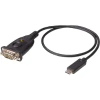 Aten - USB / seriell kabel - 24 pin USB-C (hane) till DB-9 (hane) - 45 cm - stödjer RS-232 seriellt gränssnitt