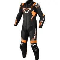 Macna Armadyl perforerad ett stycke motorcykel läder kostym