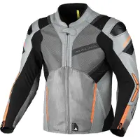 Macna Galvic perforerad motorcykel läder/textiljacka