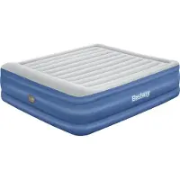 Bestway 67692 Double 203x193x56 Cm Dubbel Luftmadrass Med Inbyggd Pump