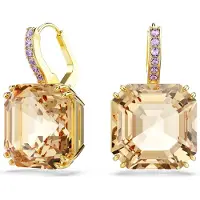Swarovski Vattendroppe Design Lycklig Kristallörhängen Damörhängen Brun 5725744 Box (Random Color)