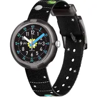Swatch Kvartsverk Solystem Stjärnurtavla Klocka Herrklockor Svart FPNP097 Black