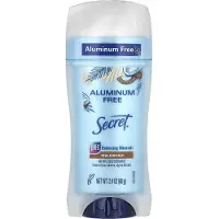 Secret , Aluminiumfri antiperspirant, Riktig kokos, 2,4 oz (68 g)