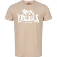 Lonsdale T-shirt 'St. Erney' sand / vit