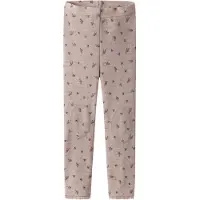 Name it Leggings - Ull - Noos - nmfWang - Shadow Grå/Small flöde - - 3 år (98) - Leggings - Ull