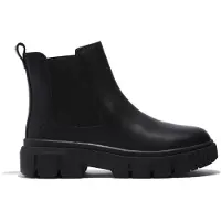 Timberland för kvinnor. TB0A5ZCG0011 Chelsea Field läderstövel med mittkalv svart (39.5 W), Hud, Karta, Ingen, Casual