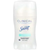 Secret , Klinisk 72 timmars osynlig fast deodorant, Fri & Känslig, 1,6 oz (45 g)