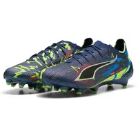 Puma Ultra 6 Ultimate Fg Dare To Launch Edition - Persian Blue/silver/Svart/gul Limited Edition - Gräs (Fg), storlek 42