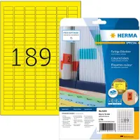 Herma Etiketter 25,4 x 10mm | gul | 4243 | 3.780st