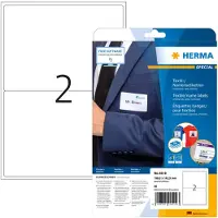 Herma 4519 Namn-etiketter 199.6 x 143.5 mm Acetat Vit 40 st Repositionerbart Laser, Kopiator, Laser, färg, Färgkopiator