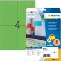 Herma Avtagbara etiketter A4 | 105 x 148mm | 4564 | grön | 80st