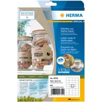 Herma Etiketter av silphium papper A4 | 48,3 x 33,8mm | 10752 | naturbrun | 640st