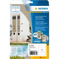 Herma Etiketter av silphium papper A4 | 97 x 42,3mm | 10754 | naturbrun | 240st