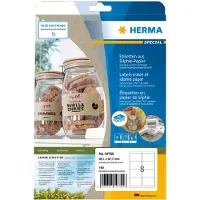 Herma Etiketter av silphium papper A4 | 99,1 x 67,7mm | 10755 | naturbrun | 160st