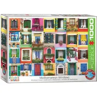 Eurographics Pussel 1000 Bitar Mediterranean Windows
