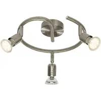 Brilliant Loona G28833/13 Tak-spotlights LED GU10 9 W Rostfritt stål