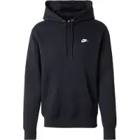 Nike Luvtröja Club - Svart/Vit, storlek X-Small