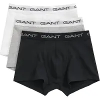 Gant Boxerhort Trunk 3-Pack vart Grå Vit torlek