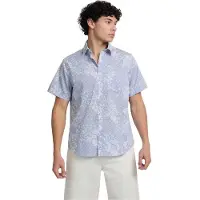 GUESS Skjortor med korta ärmar SS REG PKT COLLAR SHIRT man - Blå - EU L