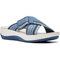 Clarks Arla Wave Blue Combi Sandaler