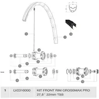 Mavic Crossmax Pro Tubeless Framfälg